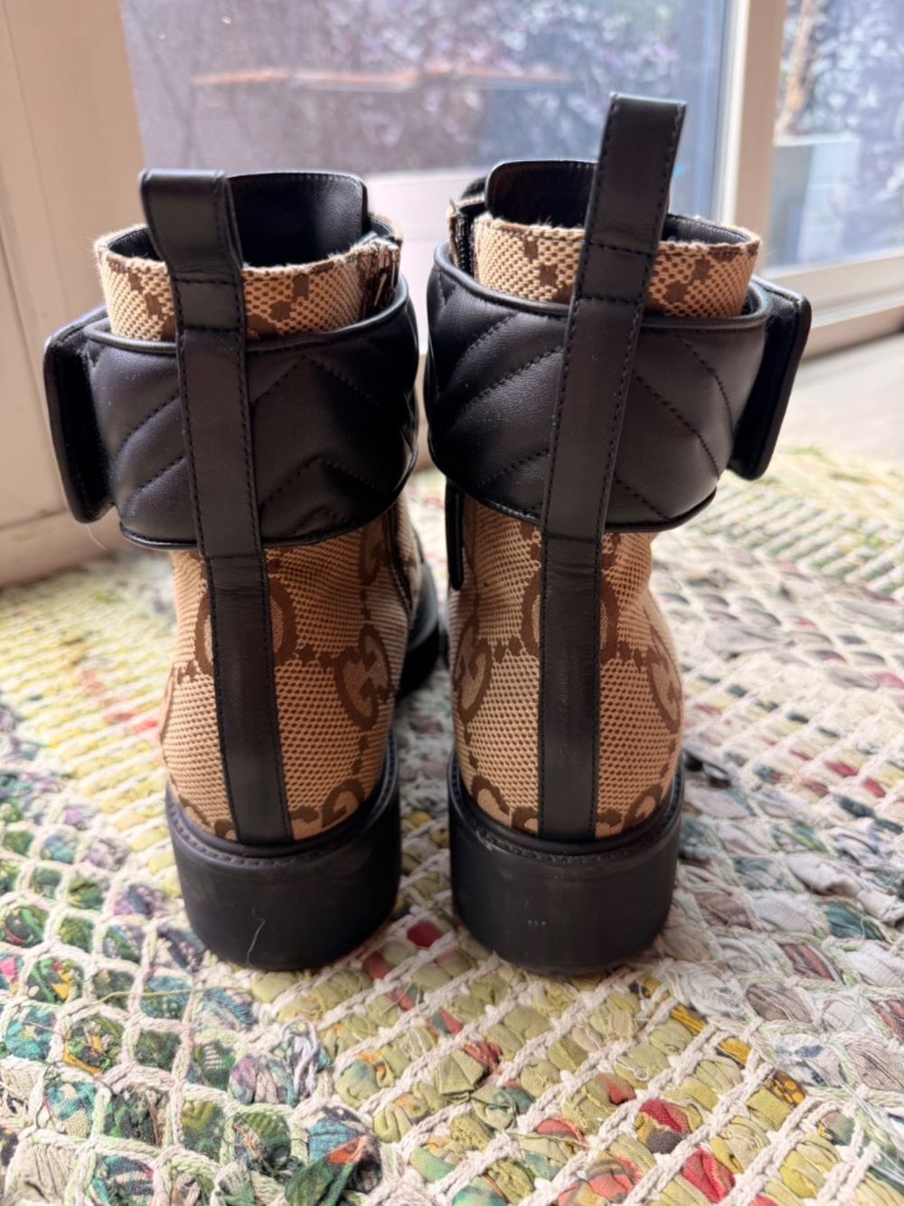Gucci Women's GG Marmont Leather Ankle Boots - Picture 6 of 10
